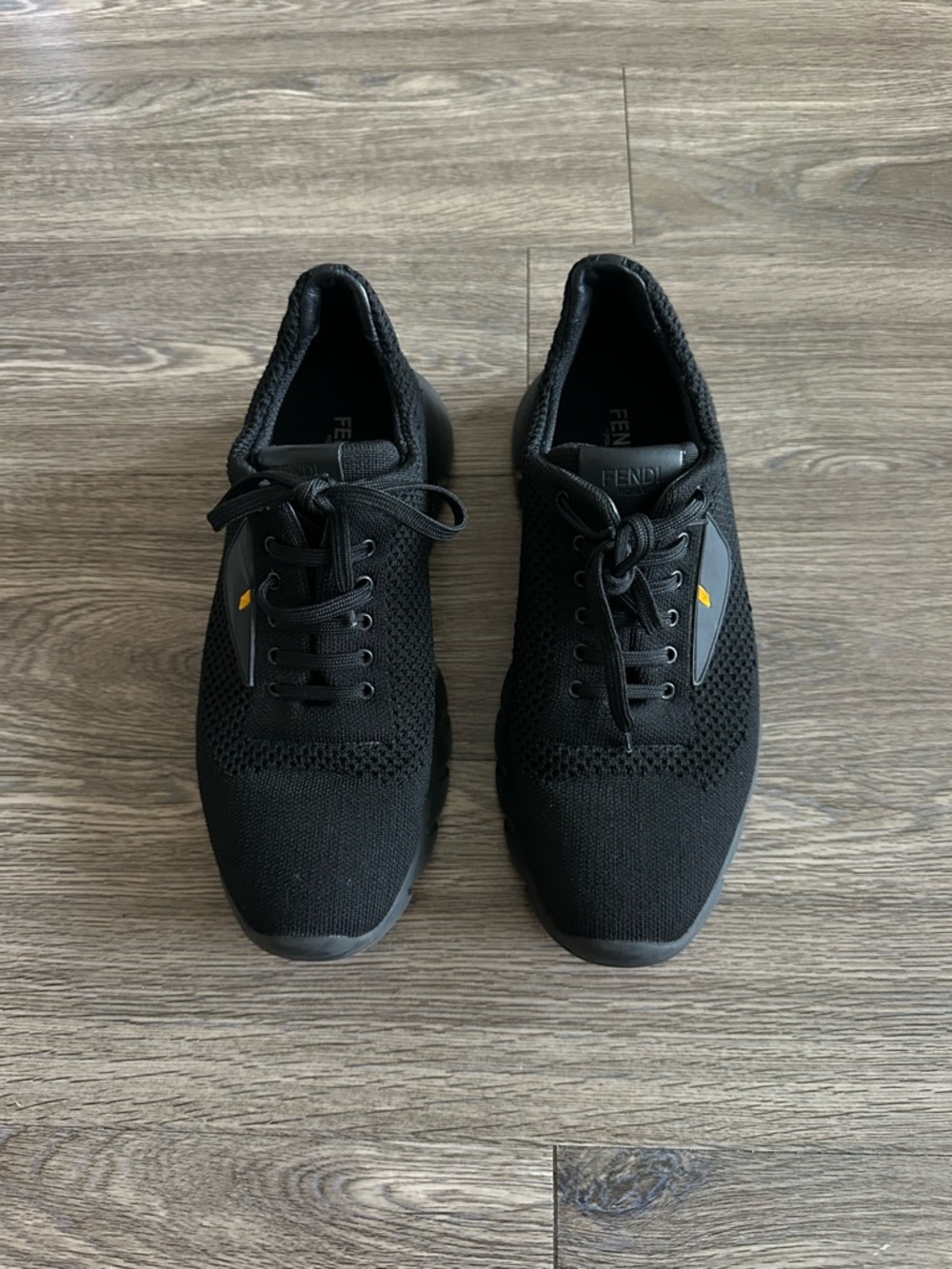 Fendi Men's Black Monster Sneaker